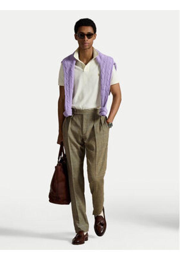 Polo Ralph Lauren Polo 710534735420 Écru Regular Fit. Typ kołnierza: polo. Materiał: bawełna