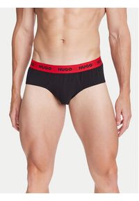 Hugo - HUGO Komplet slipów 50532570 Czarny. Kolor: czarny. Materiał: bawełna #4