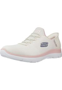 skechers - Buty SKECHERS SLIP-INS SUMMITS - DIAMOND DREAM Beżowy. Kolor: beżowy. Materiał: syntetyk, materiał. Szerokość cholewki: normalna. Model: Skechers Sport. Sport: turystyka piesza #1