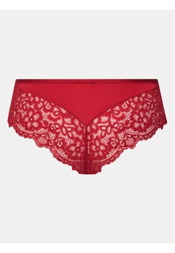 Hunkemöller Figi brazylijskie Marine 300256 Czerwony. Kolor: czerwony. Materiał: syntetyk