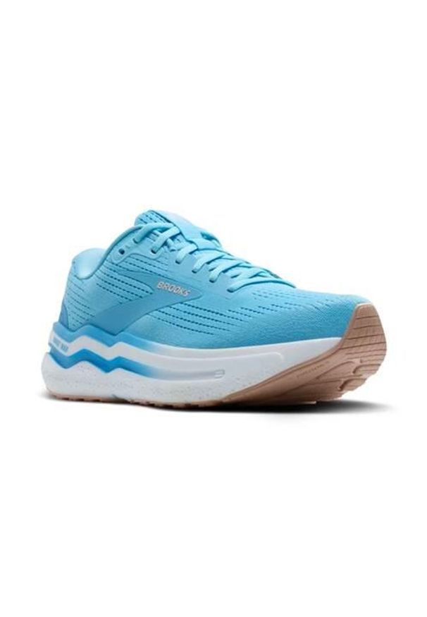 Buty do biegania damskie Brooks Ghost Max 2. Kolor: niebieski. Materiał: syntetyk, materiał. Szerokość cholewki: normalna