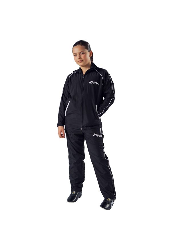 KWON - Damski dres Kwon San Francisco. Kolor: czarny. Materiał: dresówka