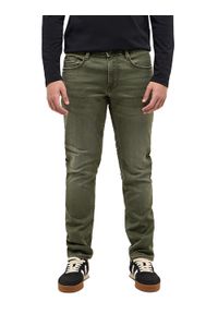 Męskie Spodnie jeansowe Mustang Style Oregon Slim K Ivy Green 1016807 6421 #1