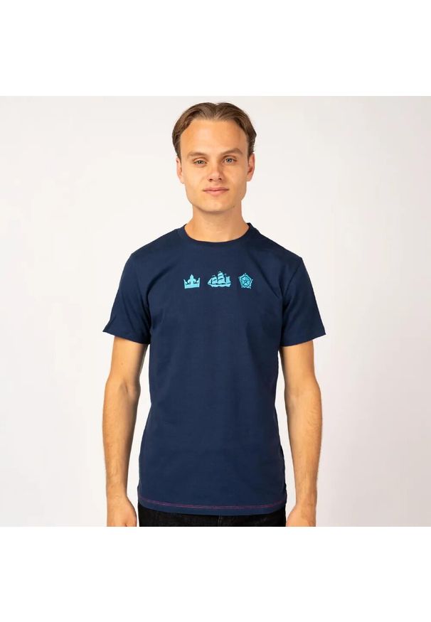 MANCHESTER CITY - Koszulka Manchester City dla mężczyzn. Kolor: niebieski. Materiał: bawełna. Sport: piłka nożna