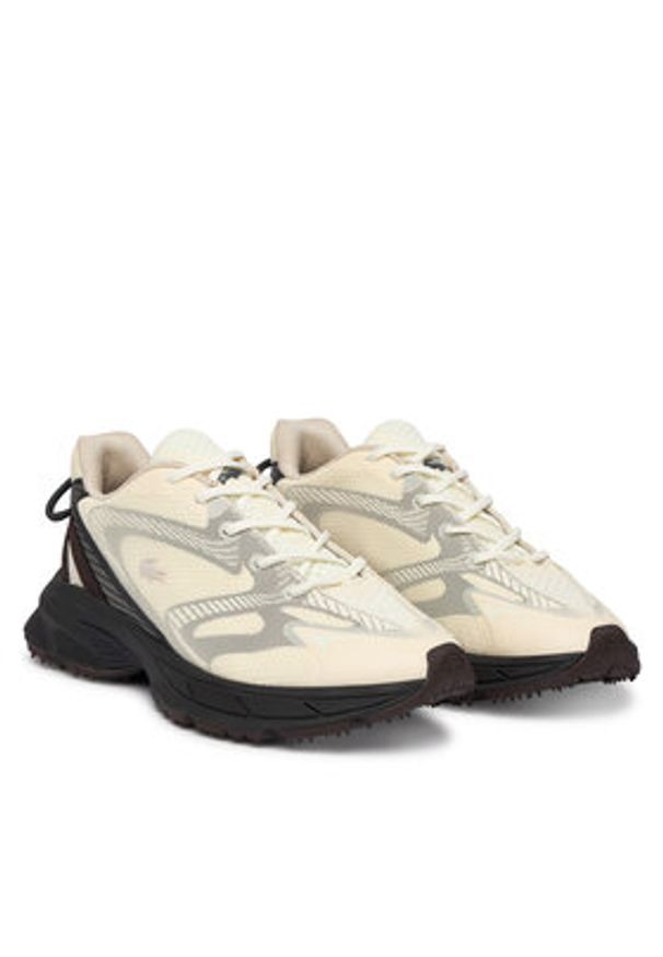 Lacoste Sneakersy L003 Neo Shot 51SMA0047 Écru. Kolor: kremowy. Materiał: materiał