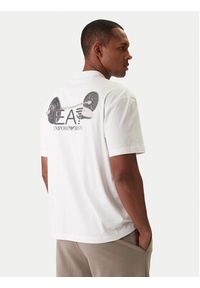 EA7 Emporio Armani T-Shirt 7M001402 AF22264 U0004 Écru Regular Fit. Materiał: bawełna #2