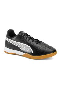 Puma - Buty piłkarskie męskie PUMA King Match It. Zapięcie: sznurówki. Kolor: biały, wielokolorowy, czarny. Materiał: materiał, skóra. Szerokość cholewki: normalna. Sport: piłka nożna #1