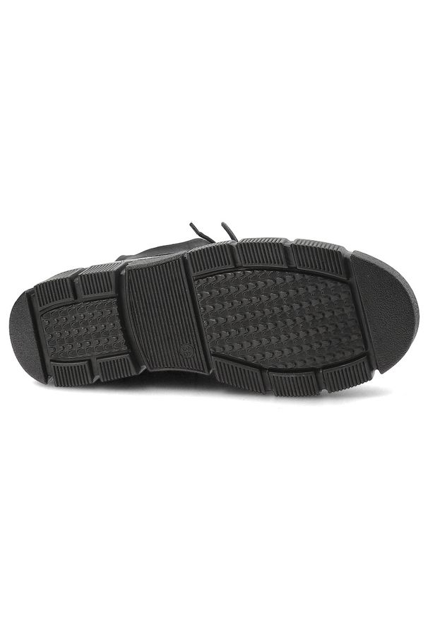 Czarne Botki Armodo Wygodne Obuwie Damskie. Okazja: na co dzień. Kolor: czarny. Materiał: skóra. Styl: casual, sportowy