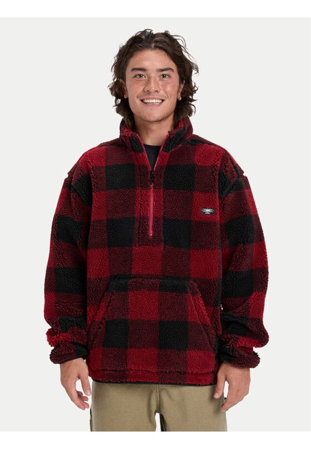 Quiksilver Polar Mercury Woodlans EQYPF03070 Bordowy Regular Fit. Kolor: czerwony. Materiał: syntetyk