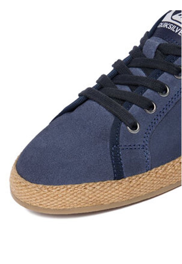 Quiksilver Espadryle EO-ESPRINT-07 MI08 Granatowy. Kolor: niebieski. Materiał: skóra, zamsz