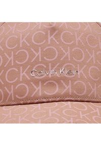 Calvin Klein Czapka z daszkiem Monogram K60K611152 Różowy. Kolor: różowy. Materiał: bawełna