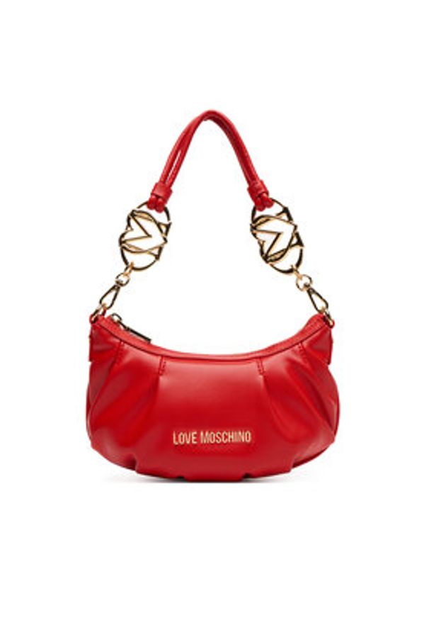 Love Moschino - LOVE MOSCHINO Torebka JC4076PP1NLF0500 Czerwony. Kolor: czerwony. Materiał: skórzane