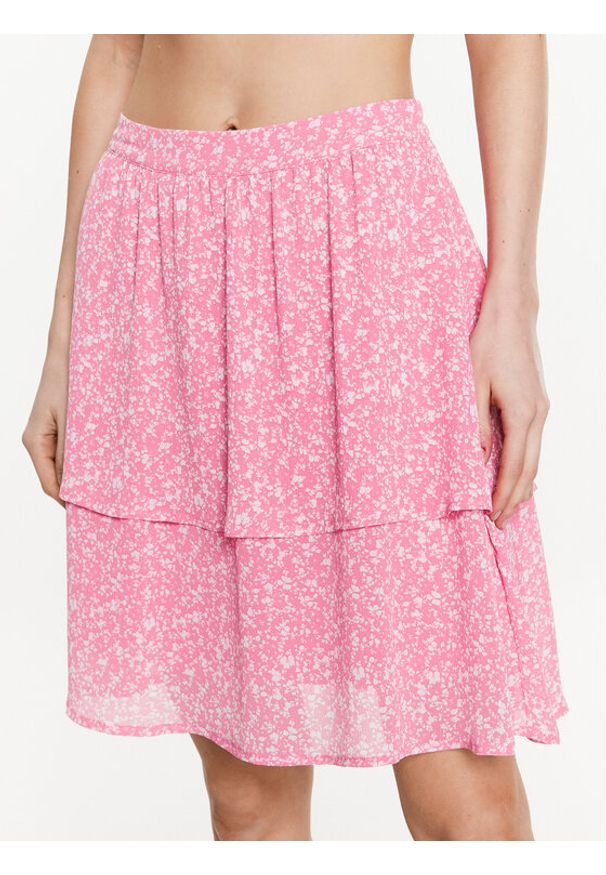 Moss Copenhagen Spódnica mini 17524 Różowy Basic Fit. Kolor: różowy. Materiał: syntetyk