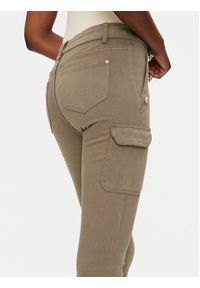 Morgan Jeansy 232-PEMA2 Khaki Skinny Fit. Kolor: brązowy