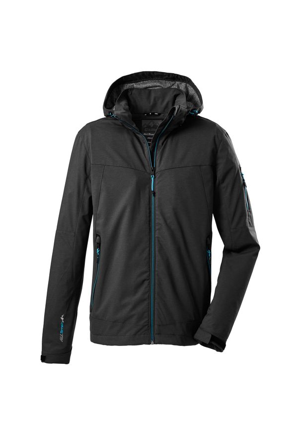 Kurtka męska Killtec - Vojak MN SOFTSHELL JCKT B. Kolor: czarny. Materiał: softshell. Sport: turystyka piesza