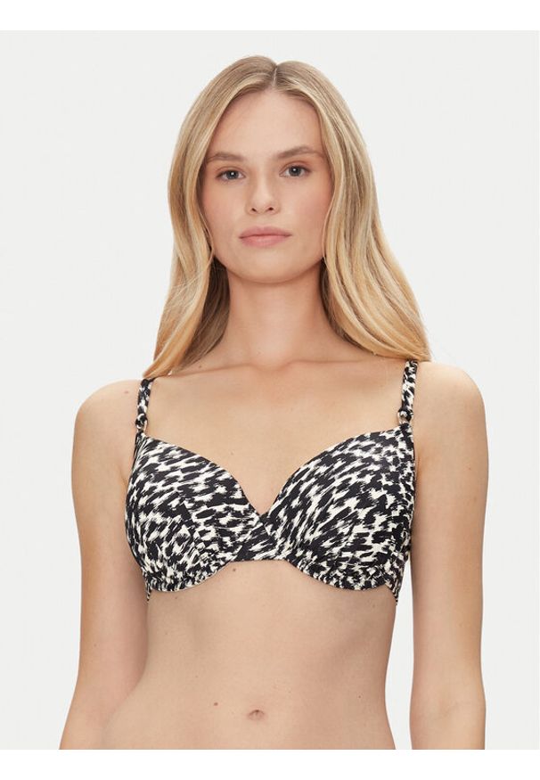 JOOP! Góra od bikini 10224485 Czarny. Kolor: czarny. Materiał: syntetyk