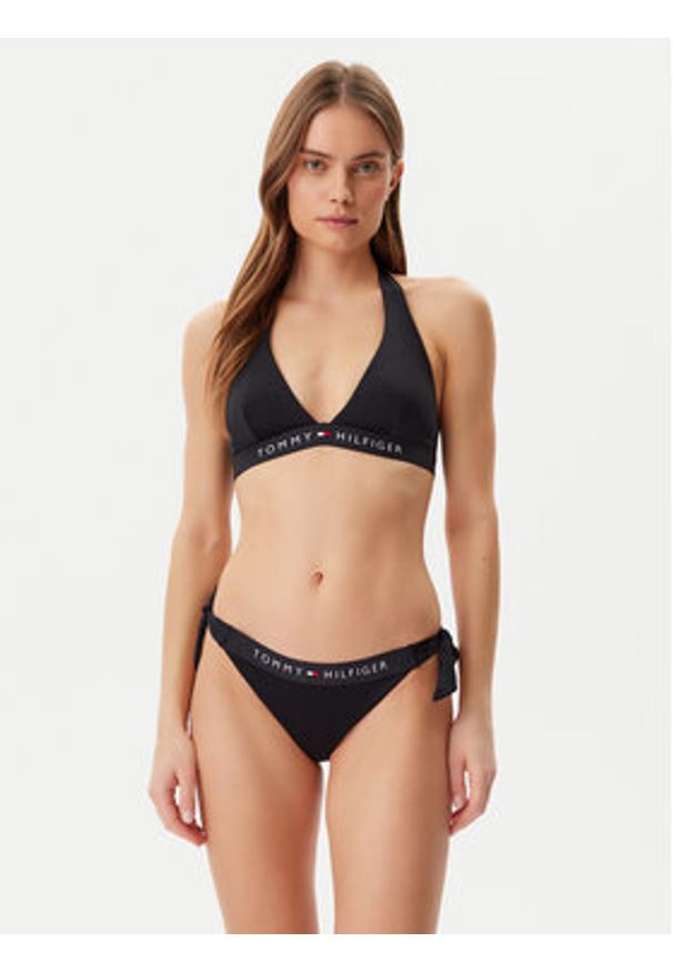 TOMMY HILFIGER - Tommy Hilfiger Dół od bikini UW0UW04497 Czarny. Kolor: czarny. Materiał: syntetyk