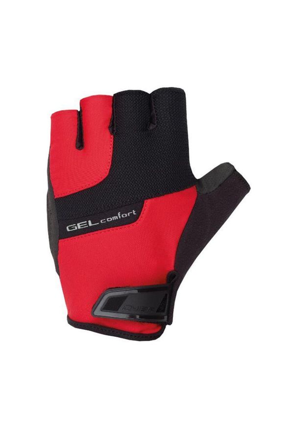 CHIBA - Rękawiczki rowerowe męskie Chiba Gel Comfort. Kolor: czerwony. Sport: kolarstwo