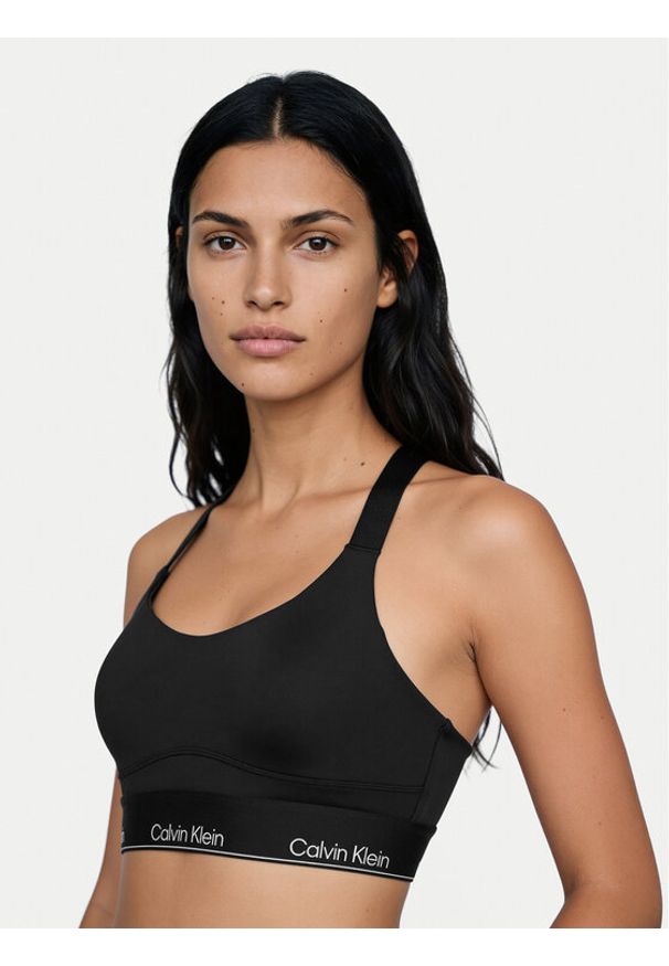 Calvin Klein Performance Biustonosz sportowy LVGWS5K137 Czarny. Kolor: czarny. Materiał: syntetyk