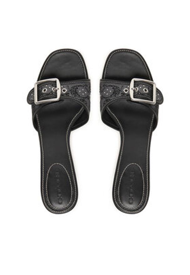 Coach Klapki CCM11 Czarny. Kolor: czarny. Materiał: skóra