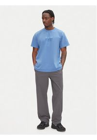 G-Star RAW - G-Star Raw T-Shirt Multi Logo D26049-C756 Niebieski Loose Fit. Kolor: niebieski. Materiał: bawełna #3