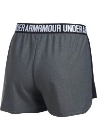 Spodenki do biegania damskie Under Armour New Play Short. Kolor: szary