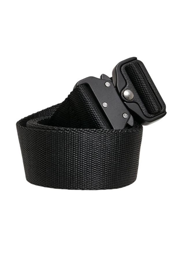 Urban Classics - Pasek Męska Klamra Wing. Kolor: czarny. Wzór: paski