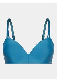 Calvin Klein Underwear Biustonosz z fiszbiną 000QF6017E Niebieski. Kolor: niebieski. Materiał: syntetyk
