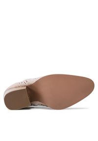 DeeZee Botki WS170608-02 Beżowy. Kolor: beżowy. Materiał: materiał #4