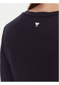 Weekend Max Mara Bluzka Multie 2525946012 Granatowy Slim Fit. Kolor: niebieski. Materiał: wiskoza