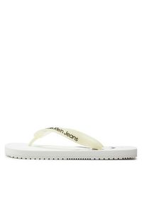 Calvin Klein Jeans Japonki Beach Sandal Monologo Tpu YW0YW01246 Biały. Kolor: biały #5