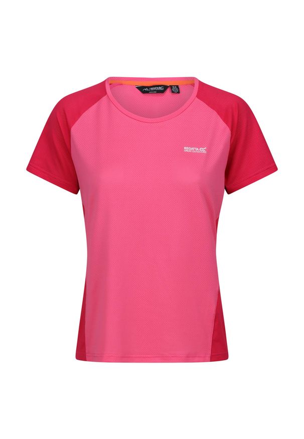 Regatta - T-shirt Damski Emera. Kolor: różowy. Sport: turystyka piesza