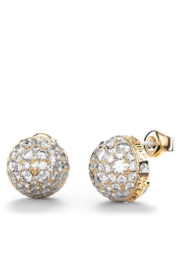 Guess Kolczyki JUBE04 457JW Złoty. Materiał: metalowe. Kolor: złoty