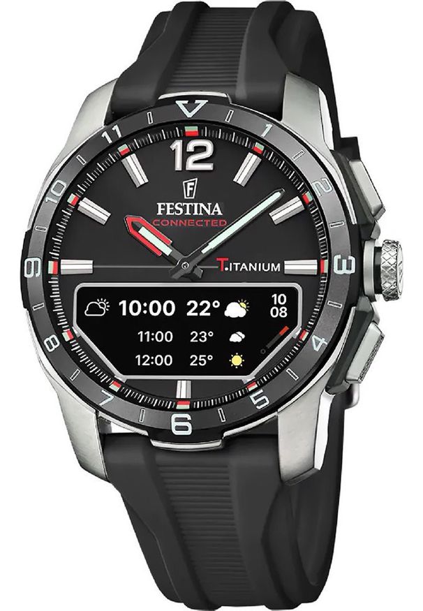 Zegarek męski Festina F23000-4 czarny. Kolor: czarny