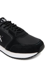 Calvin Klein Jeans Sneakersy Runner Laceup Sock Mg Nylon Mix YW0YW01644 Czarny. Kolor: czarny. Materiał: skóra #3