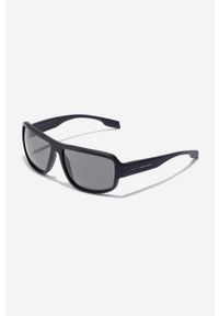 Hawkers Okulary przeciwsłoneczne kolor czarny. Kształt: prostokątne. Kolor: czarny