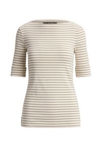 Lauren Ralph Lauren - LAUREN RALPH LAUREN Bluzka Judy 200P13919002 Beżowy Regular Fit. Kolor: beżowy. Materiał: bawełna #3
