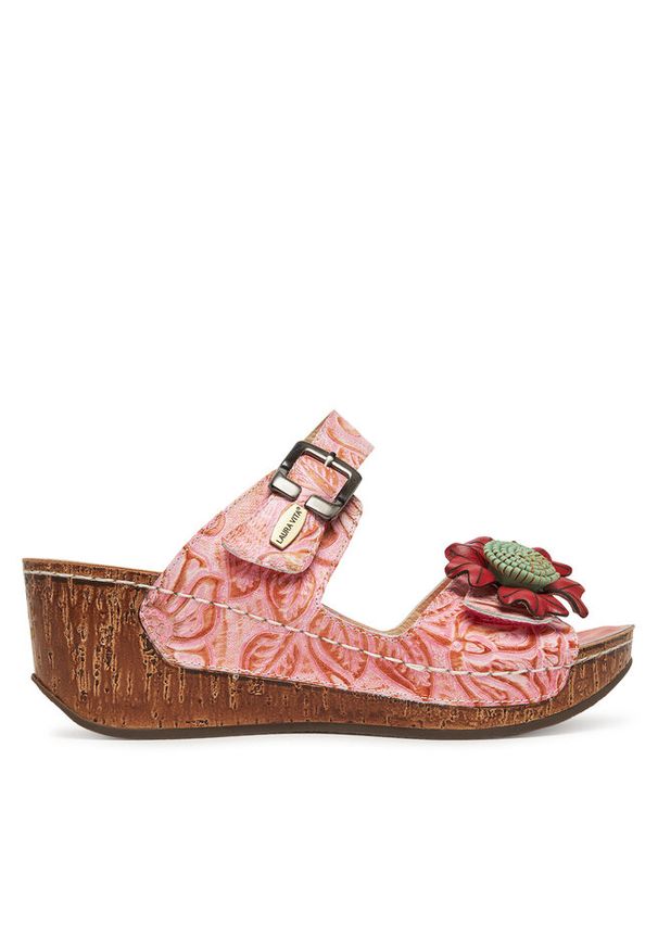 Klapki Laura Vita. Kolor: czerwony