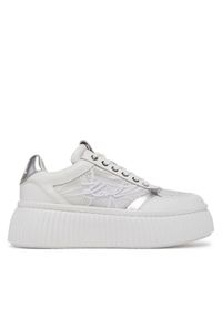 Karl Lagerfeld - KARL LAGERFELD Sneakersy KL42325 Biały. Kolor: biały. Materiał: skóra