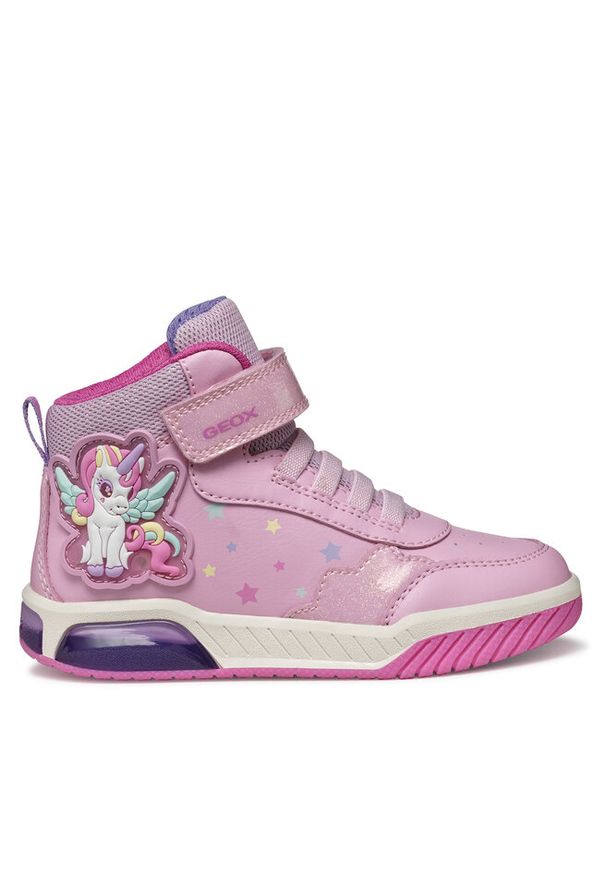 Sneakersy Geox. Kolor: różowy