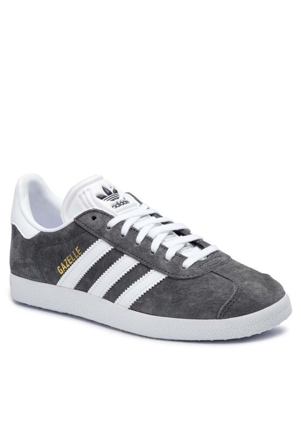 Adidas - adidas Sneakersy Gazelle BB5480 Szary. Kolor: szary. Materiał: skóra, zamsz