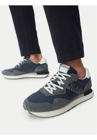 Napapijri Sneakersy NP0A8BLN Granatowy. Kolor: niebieski. Materiał: skóra, zamsz #1