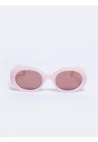 Big-Star - Okulary przeciwsłoneczne damskie różowe Kuni 600. Kolor: różowy. Wzór: kolorowy #1