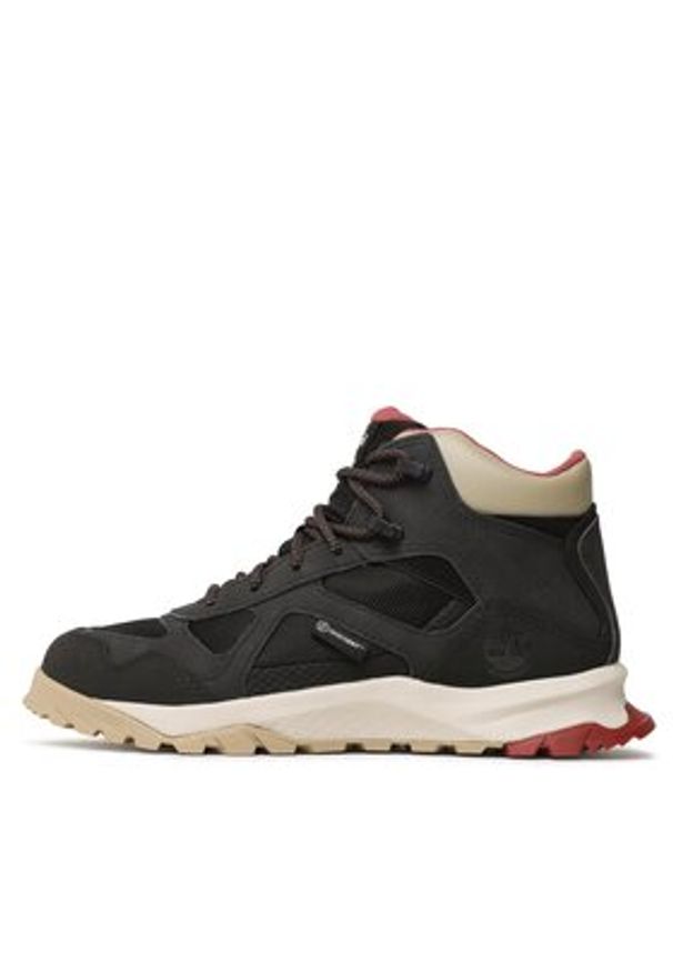 Timberland Trapery Lincoln PK LiteMid F/L WPTB0A5PPB0151 Czarny. Kolor: czarny. Materiał: nubuk, skóra