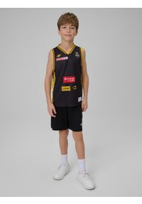 4f - 4F Koszulka meczowa replika wyjazdowa z sezonu 2025/26 dziecięca 4F x Trefl Sopot - czarna 110/116. Kolor: czarny. Materiał: materiał. Wzór: nadruk. Sezon: lato. Sport: fitness #2
