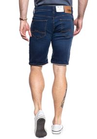 Mustang - SPODENKI MUSTANG Chicago Short DENIM BLUE 1007765 5000 682. Materiał: denim #8