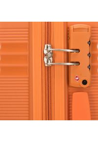 Wittchen - Średnia walizka z polipropylenu jednokolorowa pomarańczowa. Kolor: pomarańczowy. Styl: elegancki #10