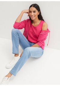 bonprix - Dżinsy ze stretchem Straight, mid waist. Kolor: niebieski #3