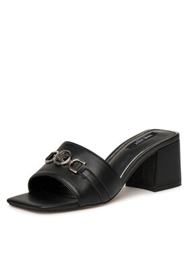 Nine West Klapki R25SS04465 Czarny. Kolor: czarny. Materiał: syntetyk, materiał