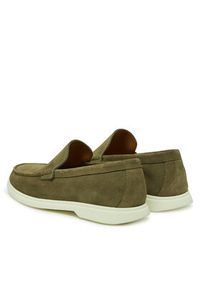 BOSS Mokasyny Sienne 50543083 Szary. Kolor: szary. Materiał: zamsz, skóra